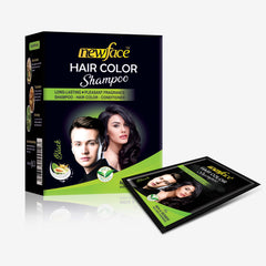 New Face Hair Color Shampoo – Black & Dark Brown