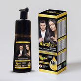 New Face Hair Coloring Shampoo | Professional Formula for Natural Black Hair