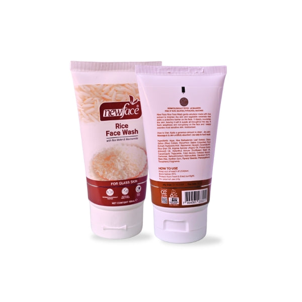 New Face Rice Face Wash | Rice Water & Niacinamide