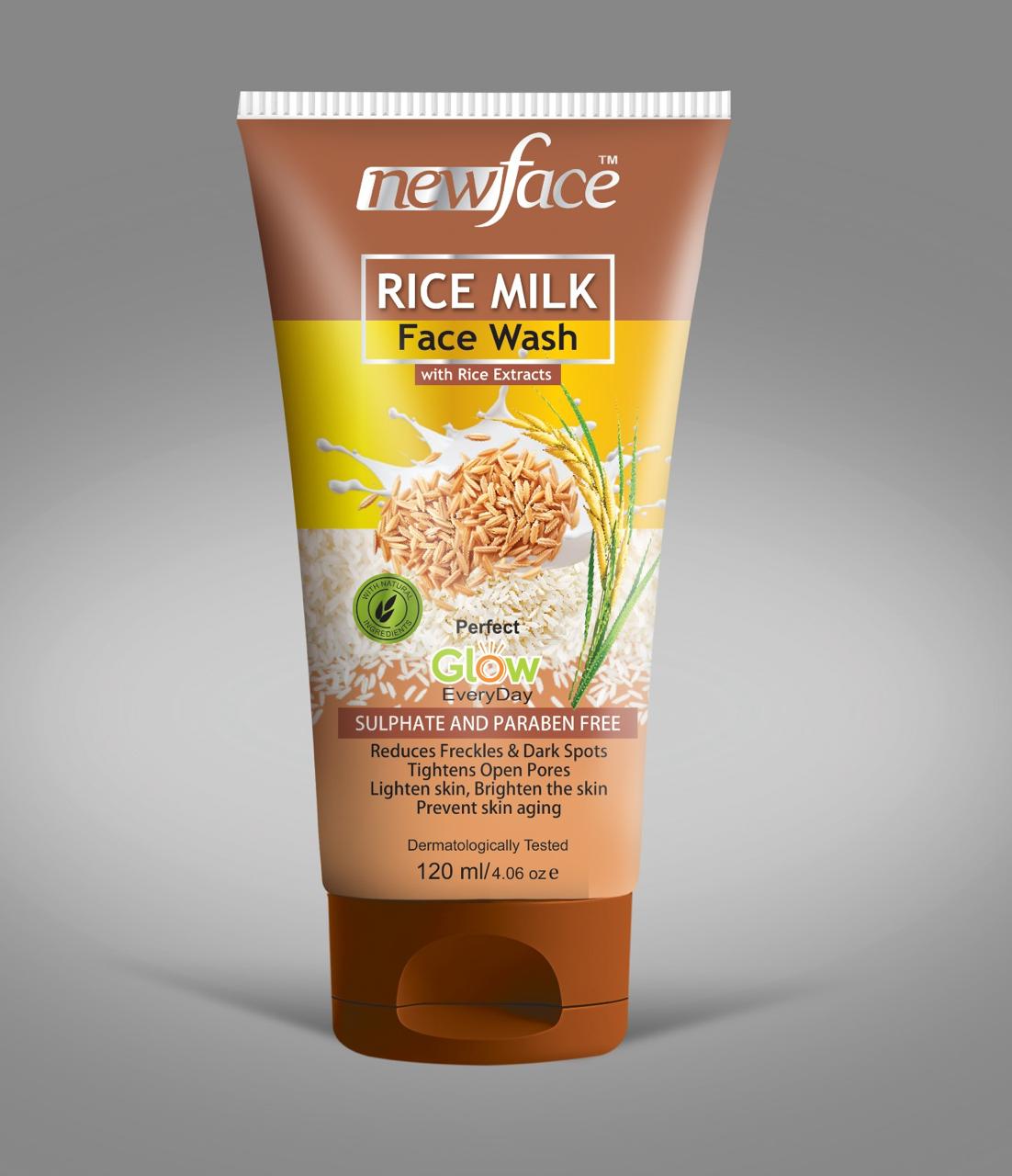 New Face Rice Face Wash | Rice Water & Niacinamide