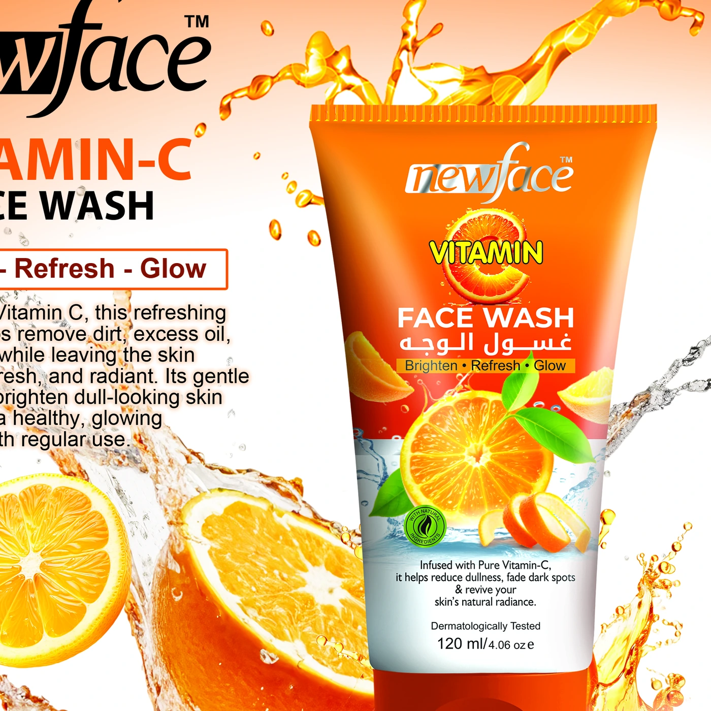 New Face Vitamin-C Face Wash - Image 2